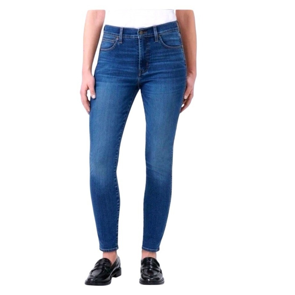 Kirkland Signature Womens High Rise Skinny Fit Dark‎ Wash Denim Jeans Size 10